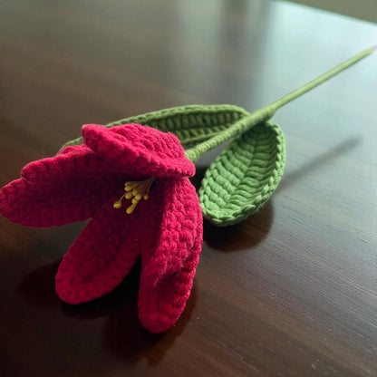 Handmade Crochet Tulip – Simple, Elegant, Everlasting