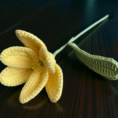 Handmade Crochet Tulip – Simple, Elegant, Everlasting