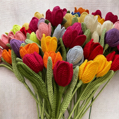 Handmade Crochet Tulip – Simple, Elegant, Everlasting