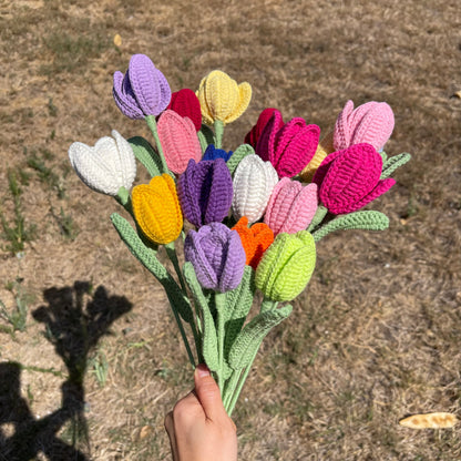 Handmade Crochet Tulip – Simple, Elegant, Everlasting