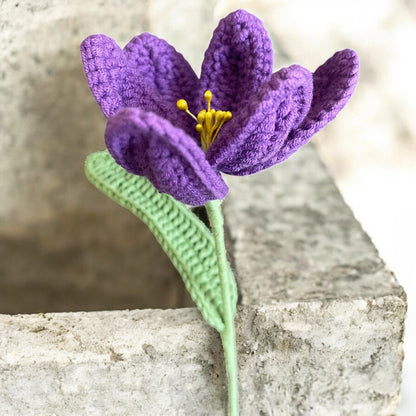 Handmade Crochet Tulip – Simple, Elegant, Everlasting