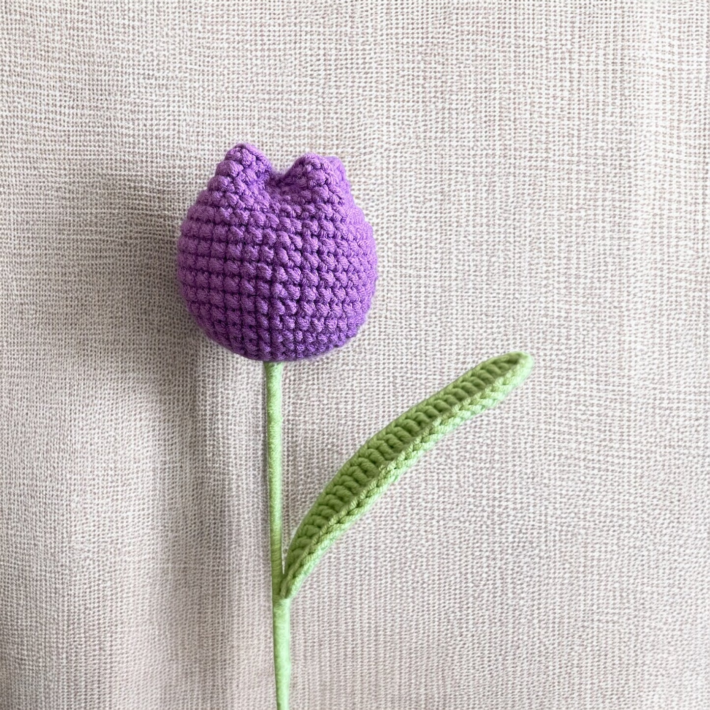 Handmade Crochet Tulip – Simple, Elegant, Everlasting