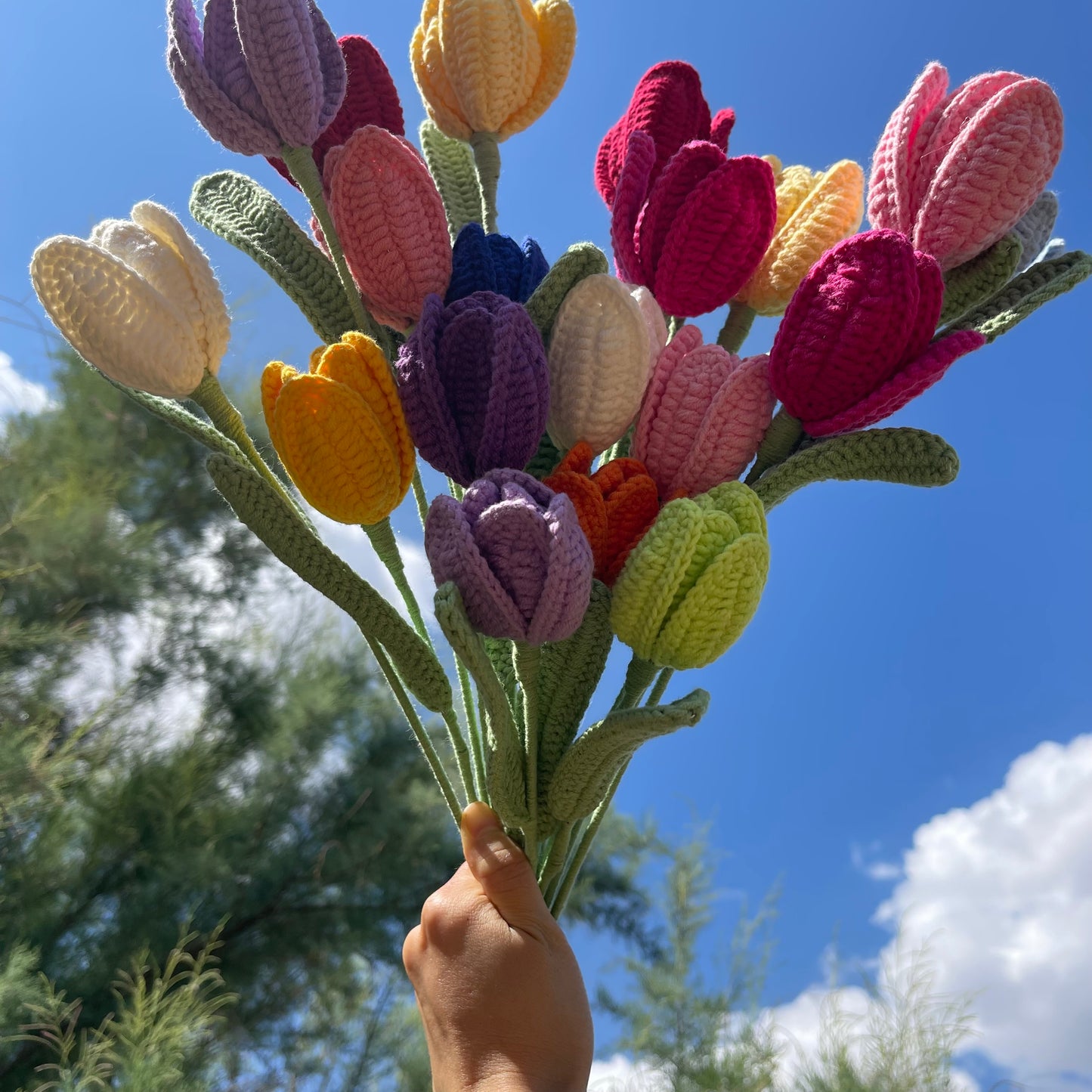 Handmade Crochet Tulip – Simple, Elegant, Everlasting