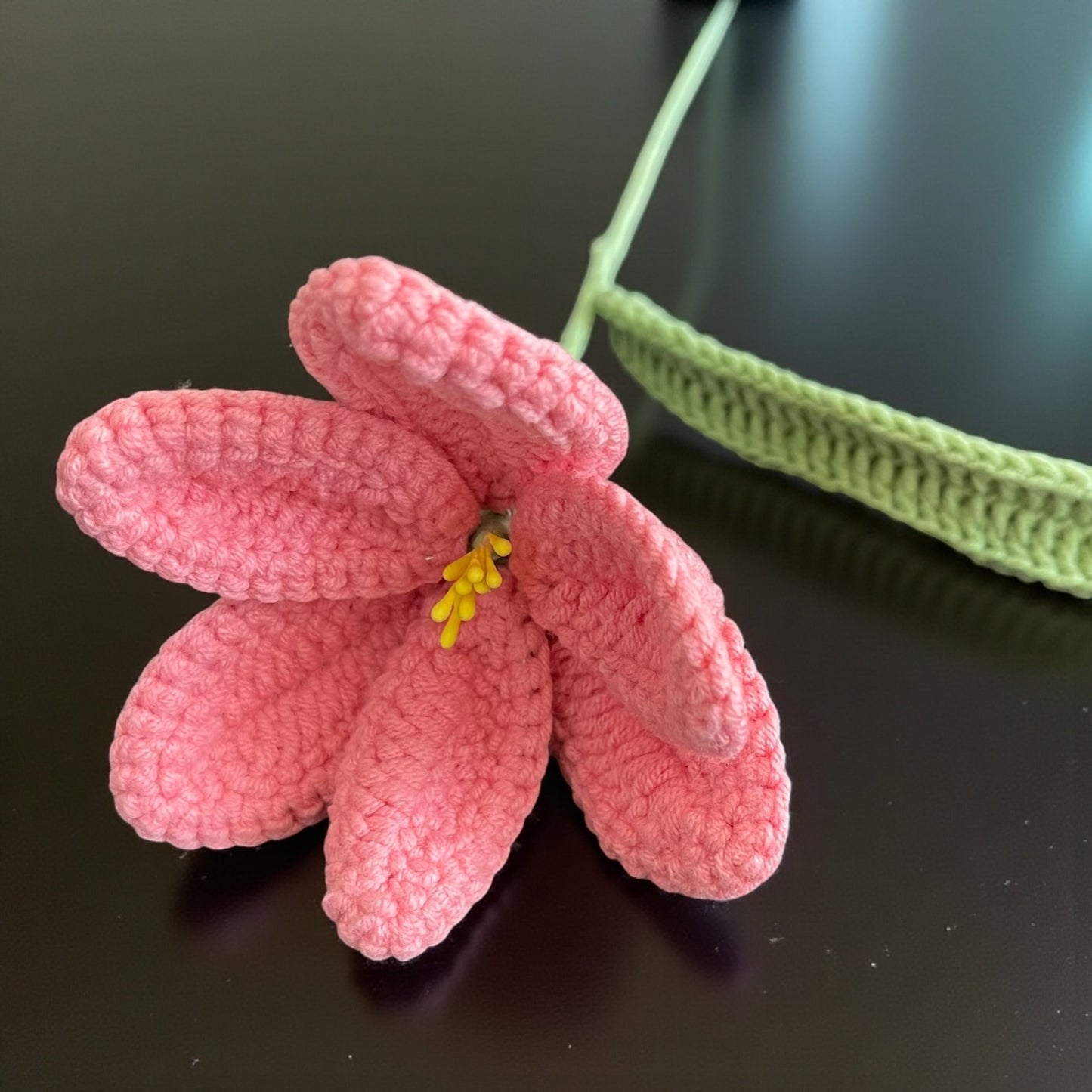 Handmade Crochet Tulip – Simple, Elegant, Everlasting