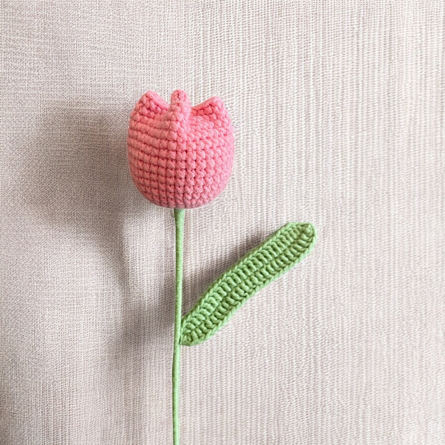 Handmade Crochet Tulip – Simple, Elegant, Everlasting
