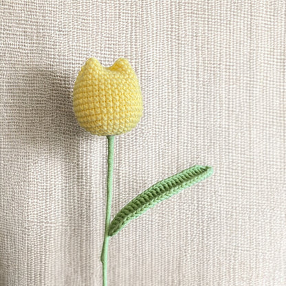 Handmade Crochet Tulip – Simple, Elegant, Everlasting