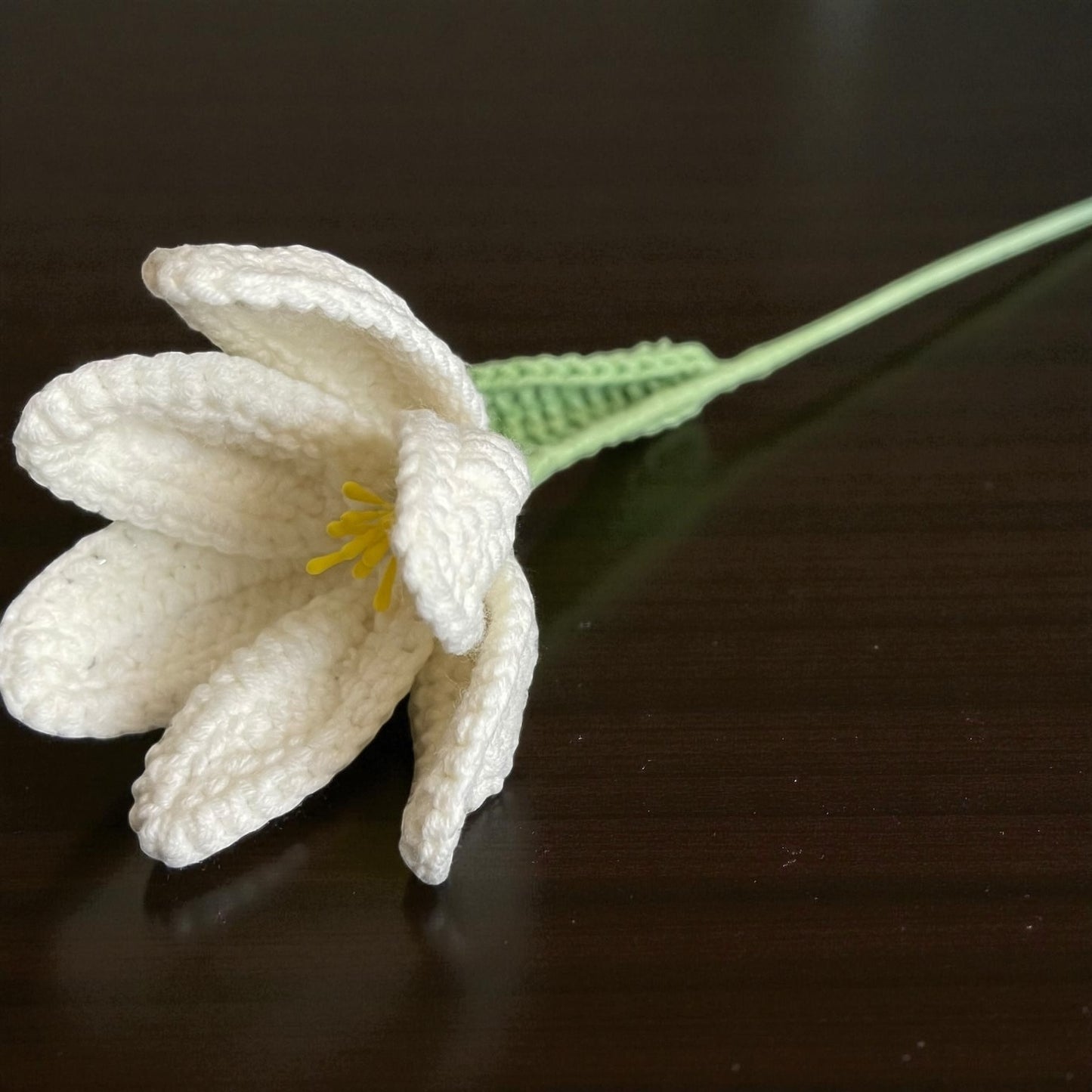 Handmade Crochet Tulip – Simple, Elegant, Everlasting