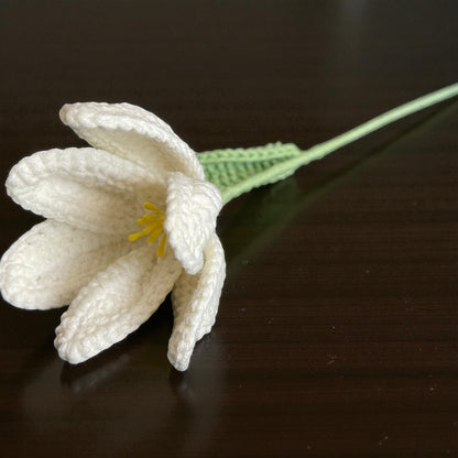 Handmade Crochet Tulip – Simple, Elegant, Everlasting