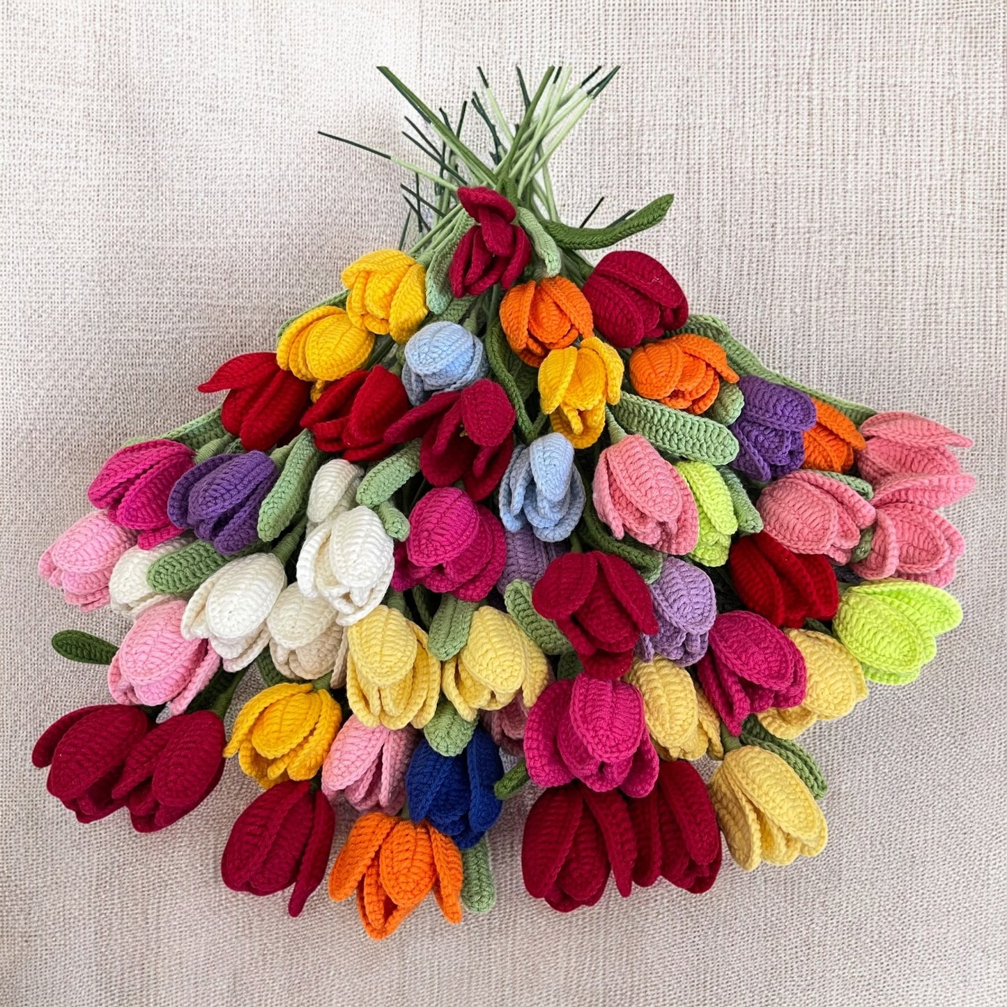 Handmade Crochet Tulip – Simple, Elegant, Everlasting