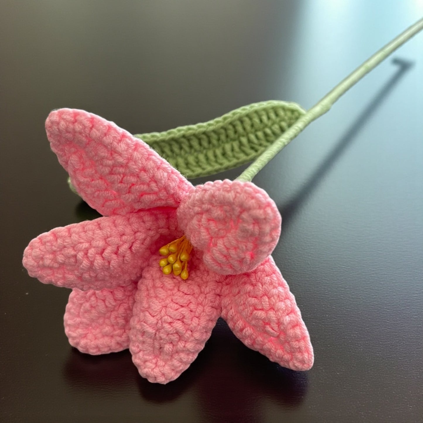 Handmade Crochet Tulip – Simple, Elegant, Everlasting