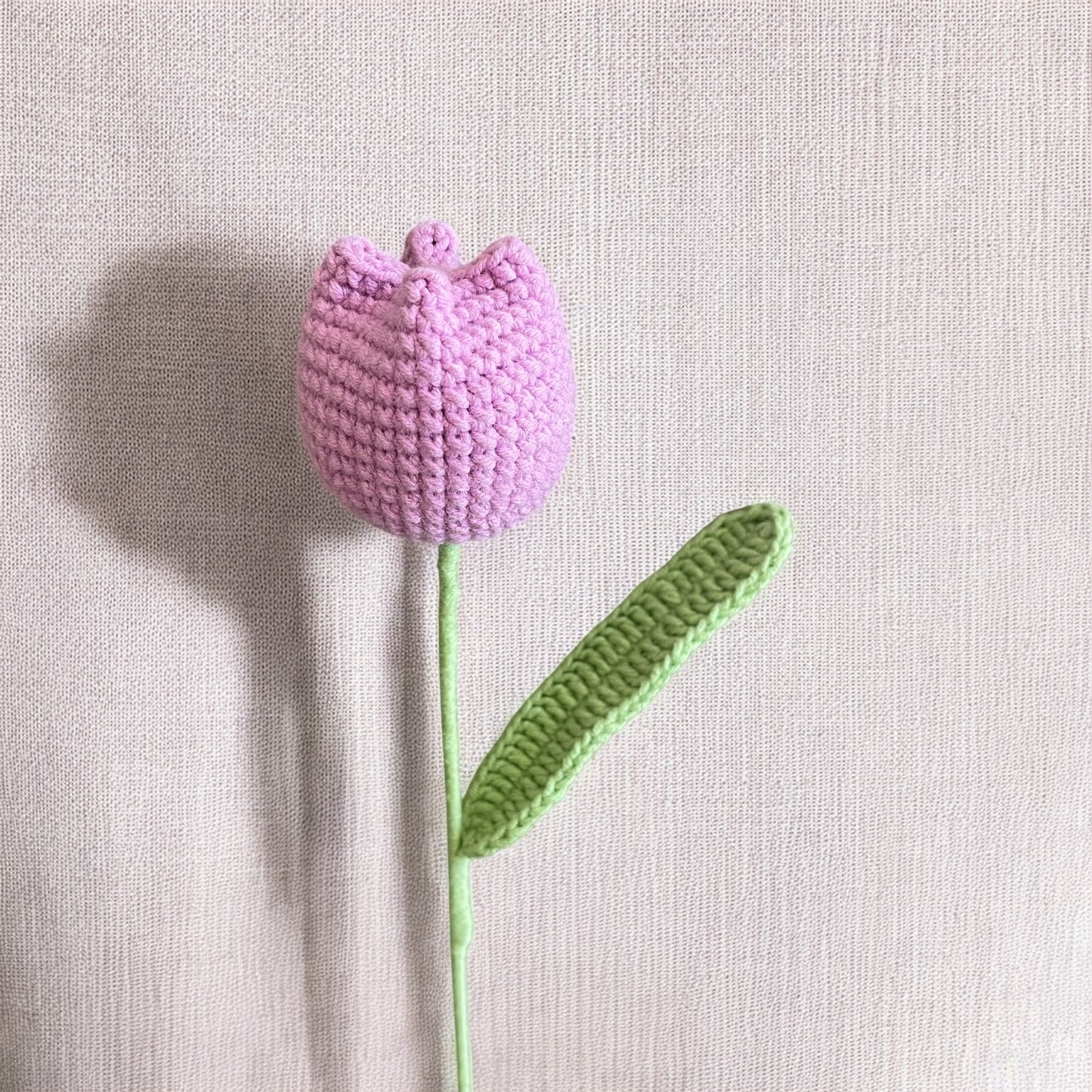 Handmade Crochet Tulip – Simple, Elegant, Everlasting