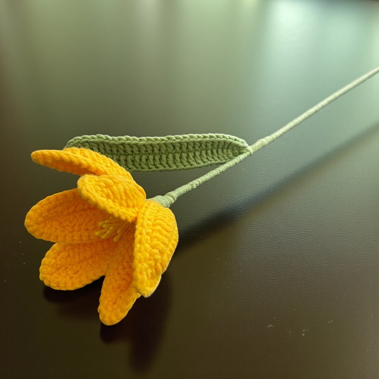 Handmade Crochet Tulip – Simple, Elegant, Everlasting