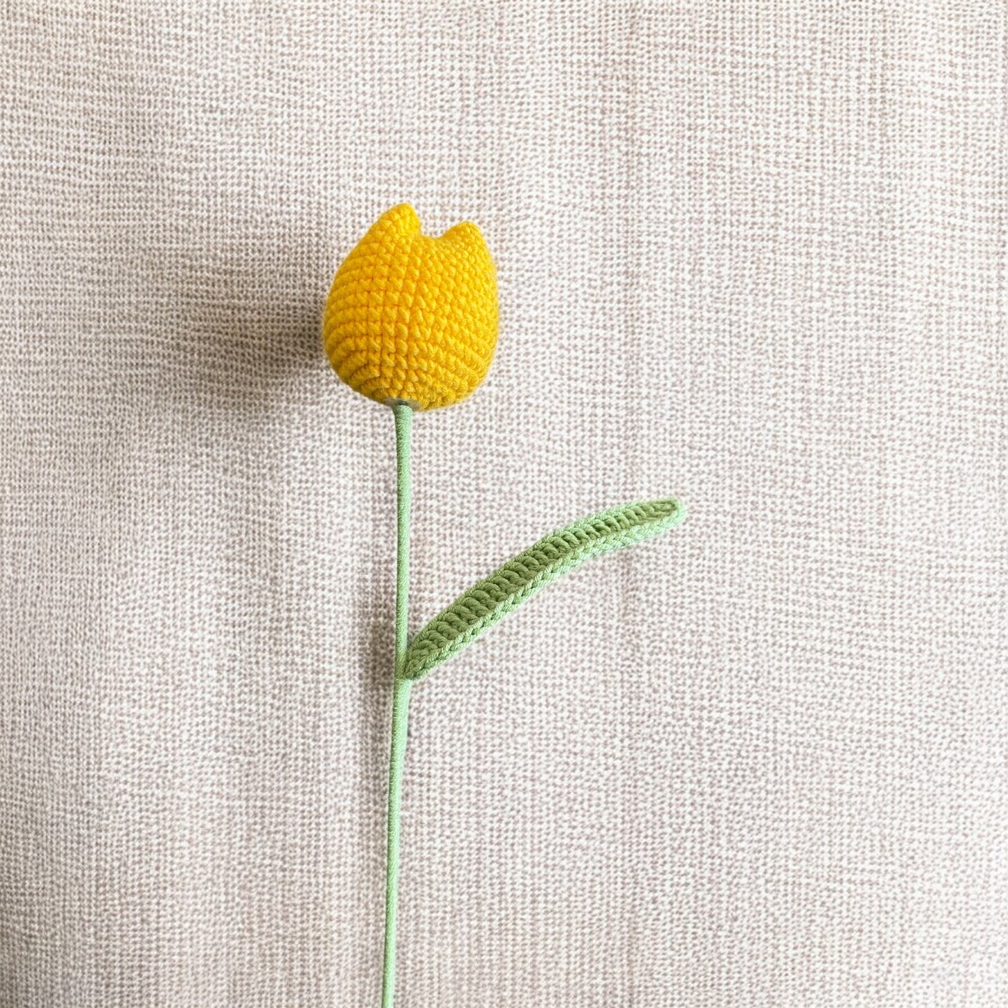 Handmade Crochet Tulip – Simple, Elegant, Everlasting
