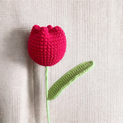 Handmade Crochet Tulip – Simple, Elegant, Everlasting