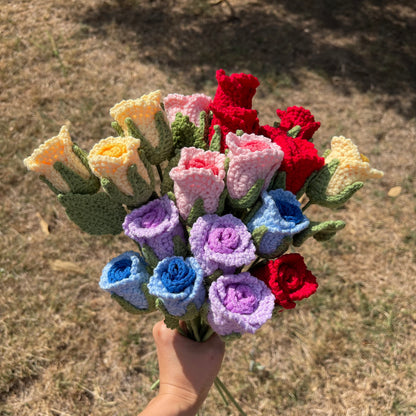 Handmade Crochet Rose – Classic vibe