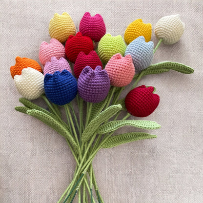 Handmade Crochet Tulip – Simple, Elegant, Everlasting