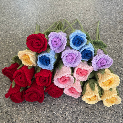 Handmade Crochet Rose – Classic vibe