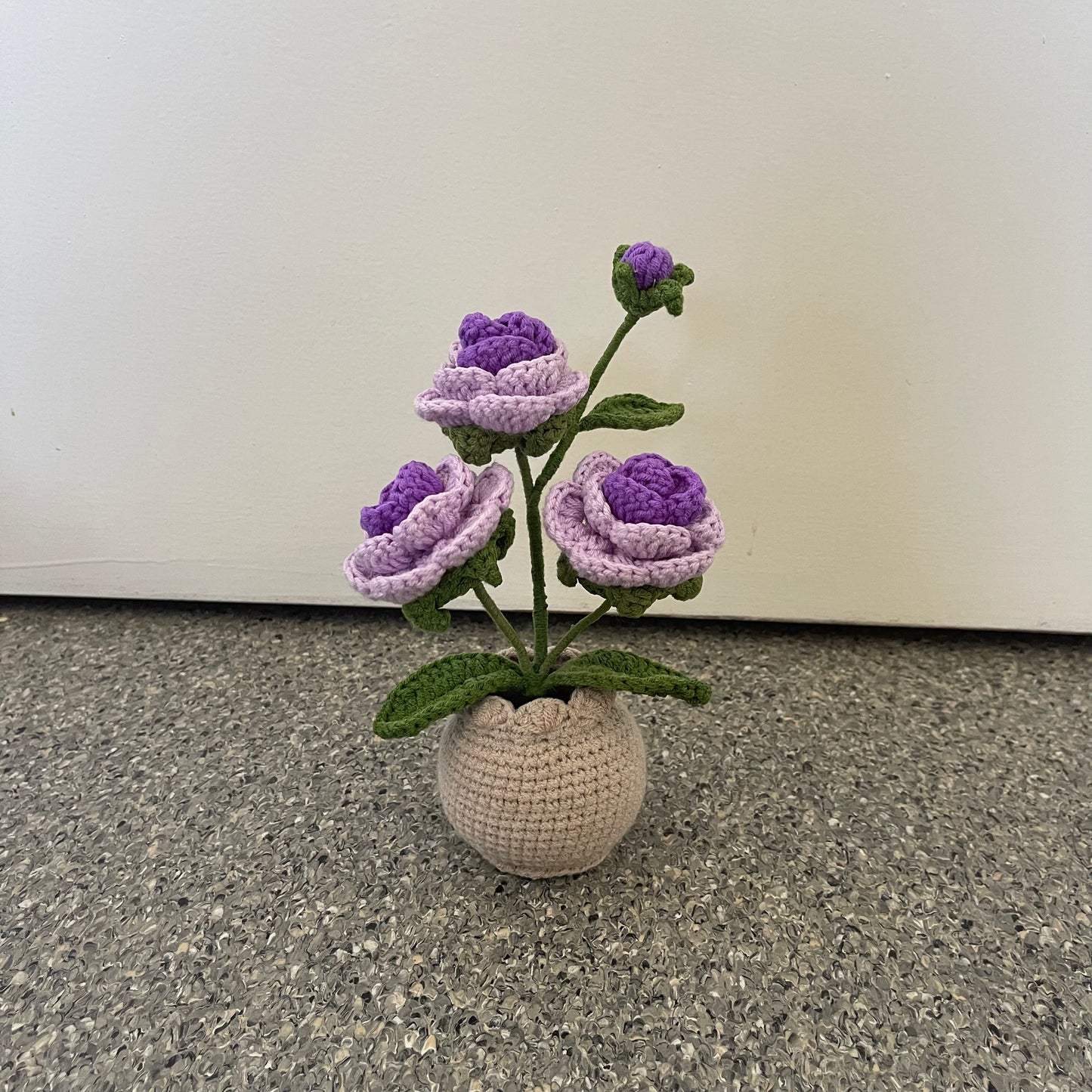 Mini Crochet Rose Pots – Tiny blooms, endless charm