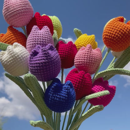 Handmade Crochet Tulip – Simple, Elegant, Everlasting